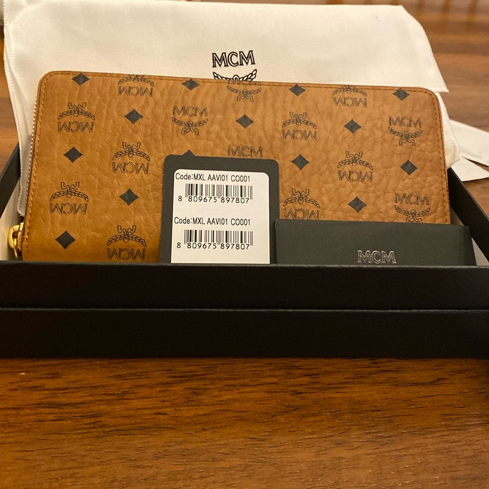MCM wallet brand new never used tags box everything